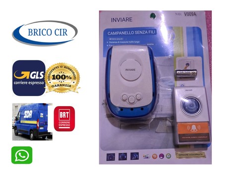 Campanello wireless senza fili - senza,